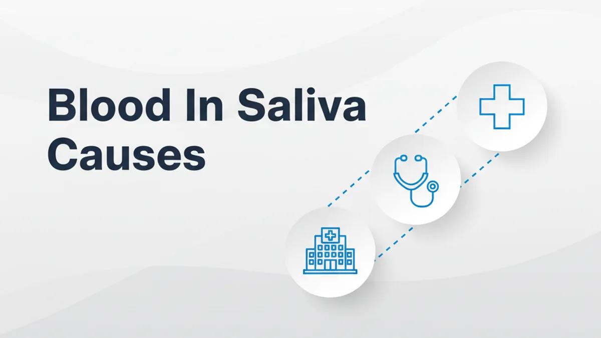 Blood in Saliva: Causes & When to See a Specialist in Chennai