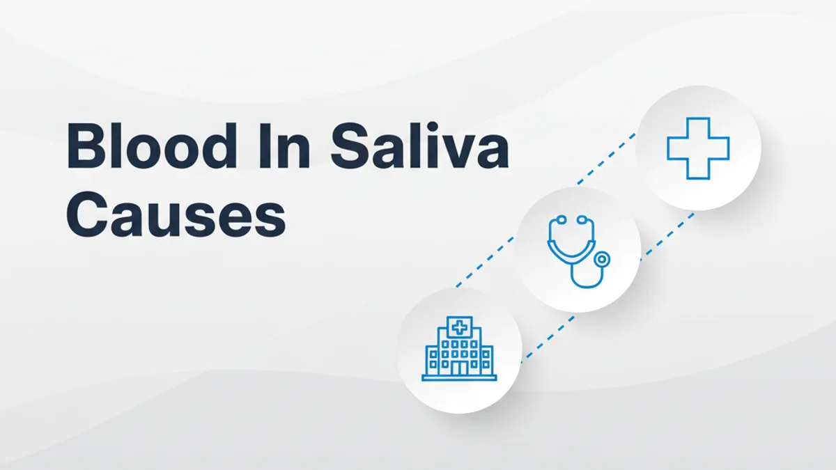 Blood in Saliva: Causes & When to See a Specialist in Chennai