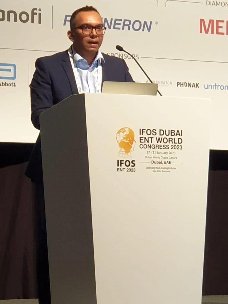 Dr. Vidhyadharan at IFOS Dubai